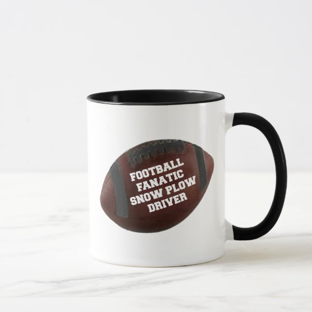Fanatic Snow Plow Driver Tasse (Rechts)