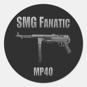 Fanatischer Aufkleber MP40 SMG