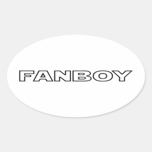 FANBOY OVALER AUFKLEBER