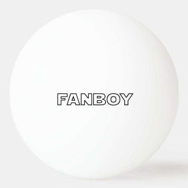 FANBOY TISCHTENNISBALL (Vorderseite)