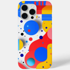 Fancierte Rundformen in Primärfarben Case-Mate iPhone Hülle
