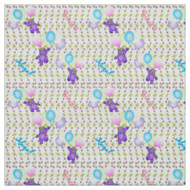 Fanciful Happy Balloon Bars Stoff