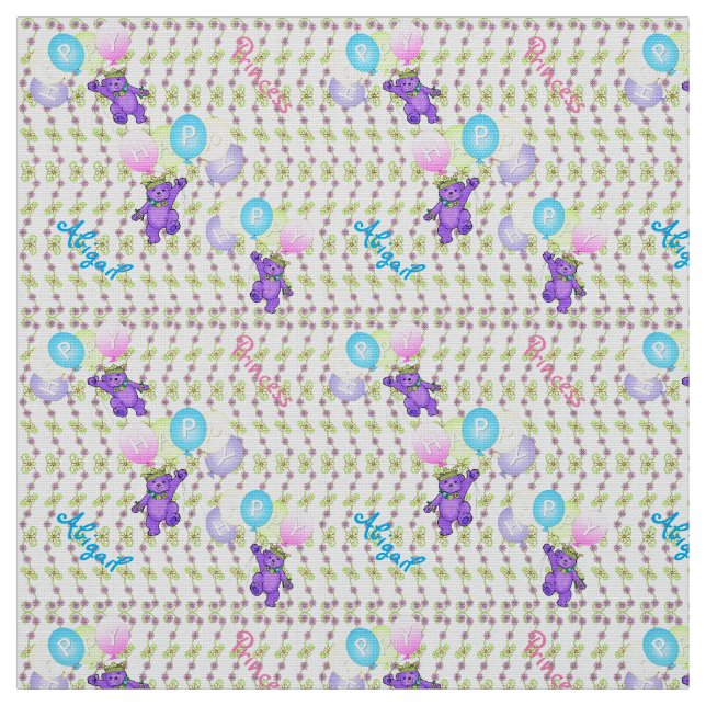 Fanciful Happy Balloon Bars Stoff (Muster)