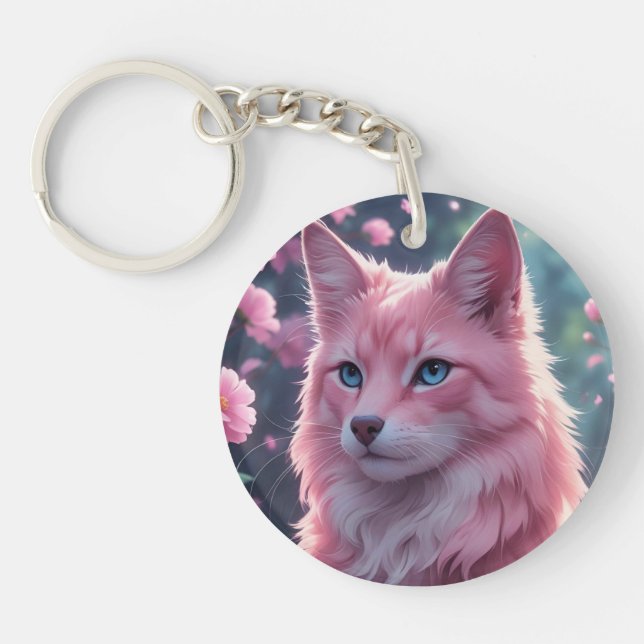 Fancious Feline Schlüsselanhänger (Vorderseite)