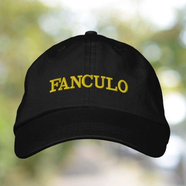 Fanculo bestickte Cap Baseballkappe (Fanculo Funny Italian Embroidered Hat Baseball Cap)