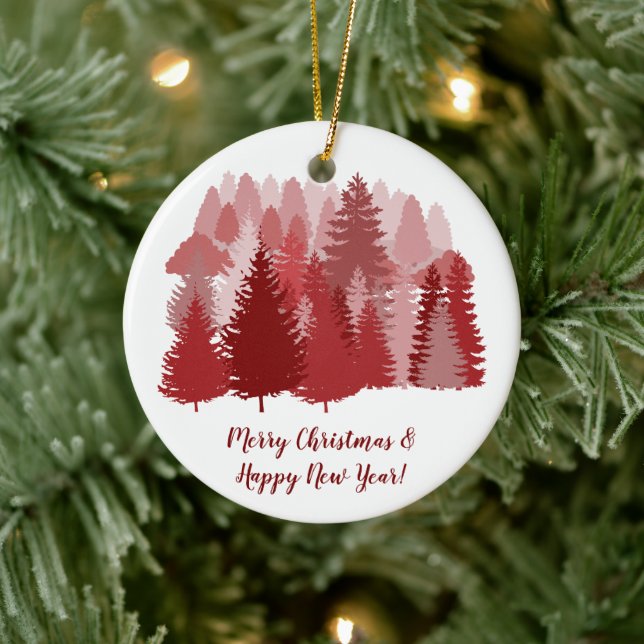 Fancy Arbre de Noël Ornement en céramique (Arbre)