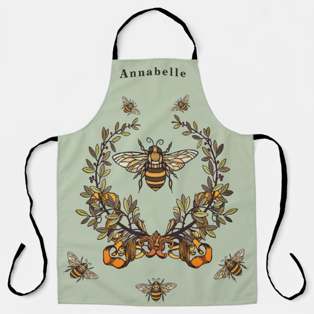 Fancy Bee Personalisieren  Schürze (Vorderseite)
