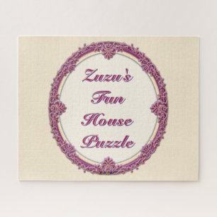 Fancy Border Lila/Rosa und Creme Personalisieren
