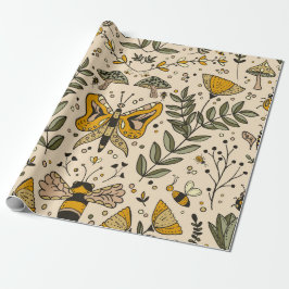 Fancy Butterflies and Flowers 3 Geschenkpapier