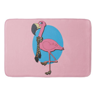 Fancy Flamingo Badezimmer Matte