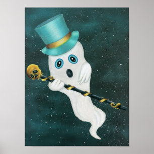 Fancy Ghost Albernes Gesicht Tophut Stock Starry S Poster