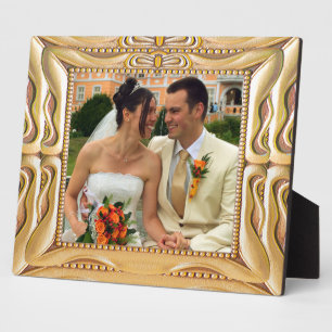Fancy GoldFrame Ajouter une photo ici Plaque