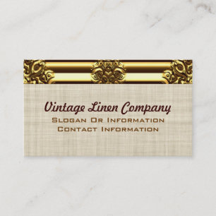 Fancy Goldrand Vintage Visitenkarten Visitenkarte