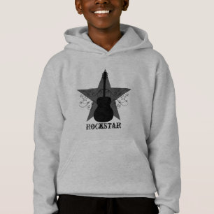 Fancy Guitar Star Frotles Tee de bébé, Noir