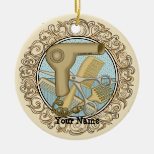 Fancy Kosmetikerin Keramik Ornament