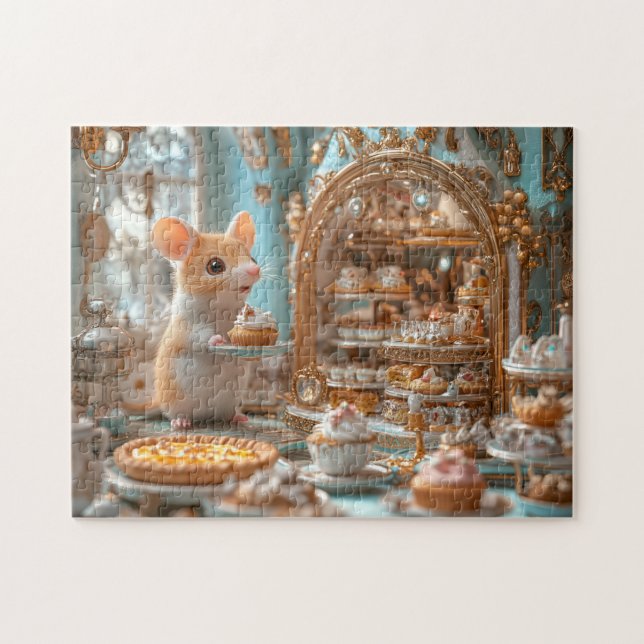 Fancy Mouse Bakery Tiny Storybook Pastry Shop (Horizontal)