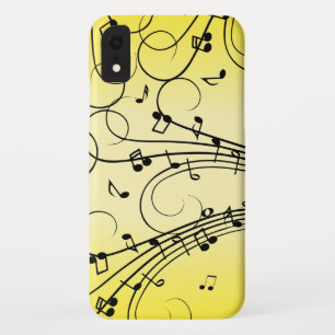 Fancy-Musiknoten Gelb Case-Mate iPhone Hülle