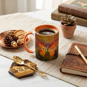 Fancy-Schmetterling personalisiert   Tasse