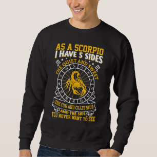 Fancy Skorpion Oktober November Sternzeichen Desig Sweatshirt