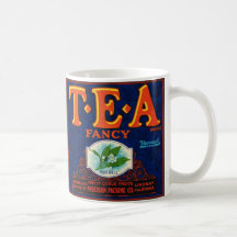 Fancy Tea Label Mug
