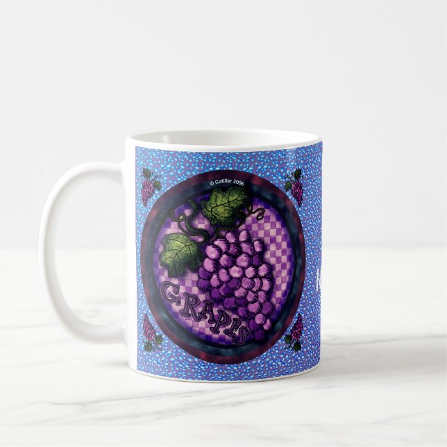Fancy Trauben Kaffeetasse (Links)