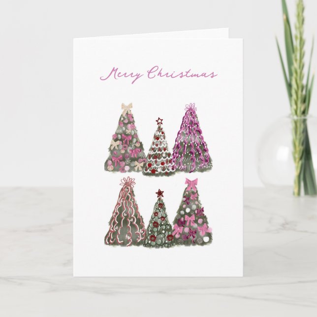 Fancy trees Card  Karte (Vorderseite)