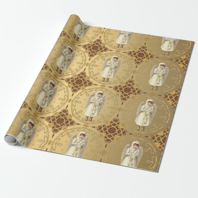 Fancy-Victorian-Engel Geschenkpapier (Ungerollt)
