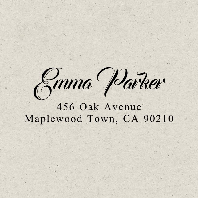 Fancy Vintage Script Kalligrafie einfach Permastempel (Von Creator hochgeladen)