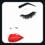 Fancy Women’s Makeup-Lash Exspannungen Artist Prin Quadratischer Aufkleber<br><div class="desc">Hoffe,  dass es dir gefällt</div>