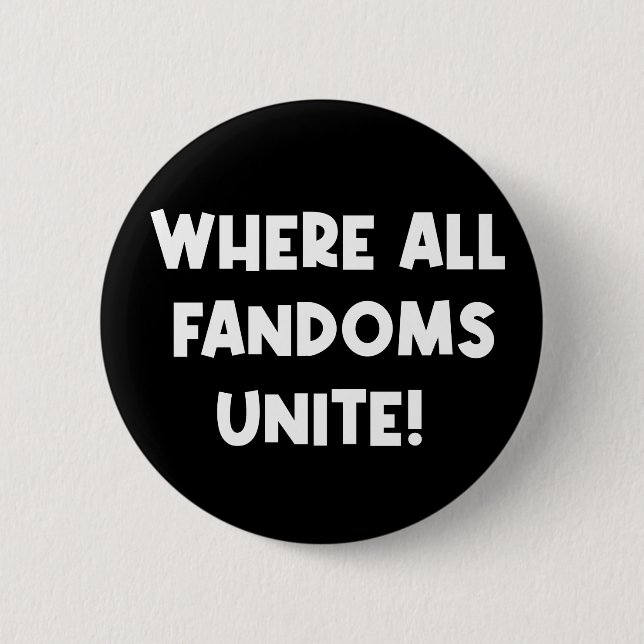 Fandoms Unite Button (Vorderseite)