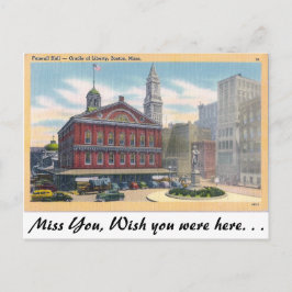 Faneuil Hall, Boston, Massachusetts Postkarte