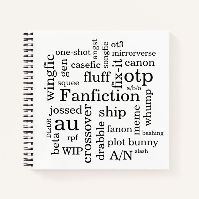 Fanfiction Notizbuch (Vorderseite)
