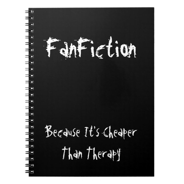 FanFiction Notizbuch Notizblock (Vorderseite)