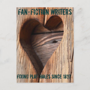 Fanfiction Writers: Reparatur von Plot-Lochern sei Postkarte
