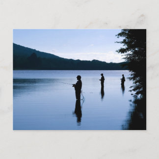 Fang am Tag Postkarte