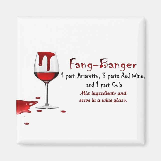 Fang-Banger Drink Rezept Magnet (Vorne)