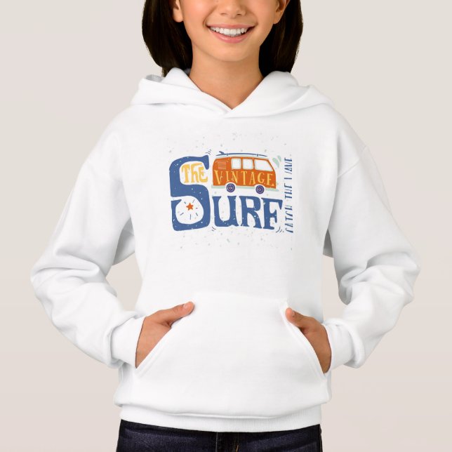 Fang das Wellenposter Hoodie (Vorderseite)