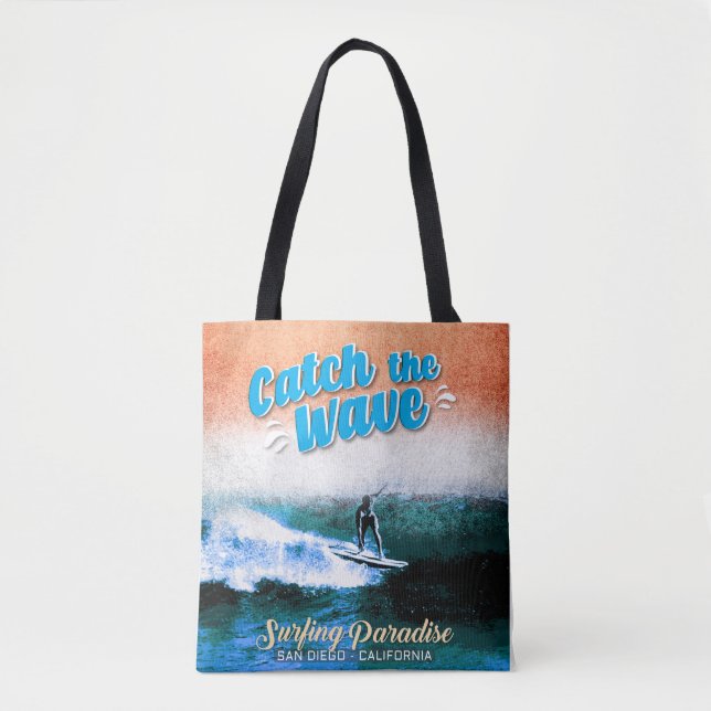 Fang das Wellenreitparadies Tasche (Vorderseite)