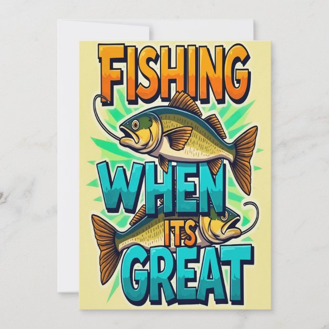 Fang den Großen Einladung (Vorderseite)