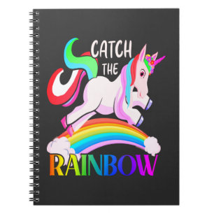 Fang den Regenbogen - Einhorndesigns-15989 Notizblock