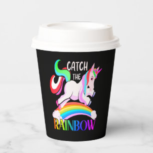 Fang den Regenbogen - Einhorndesigns-15989 Pappbecher