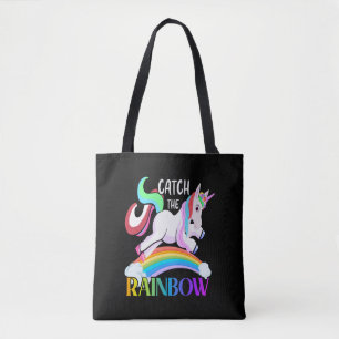 Fang den Regenbogen - Einhorndesigns Tasche