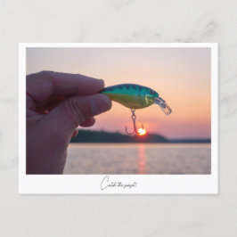 Fang den Sonnenuntergang Postkarte