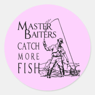 FANG DES MEISTERBAITERS MEHR FISCHE RUNDER AUFKLEBER