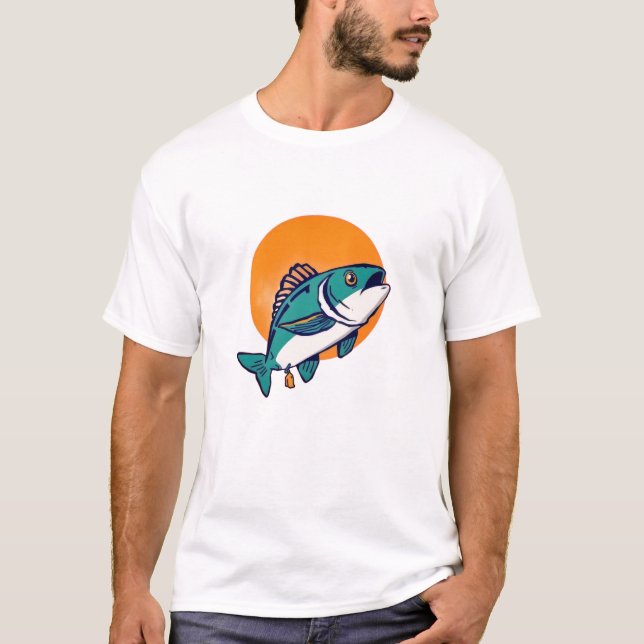 Fang des Tages T-Shirt (Vorderseite)