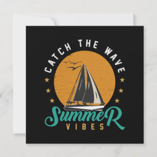 Fang die Wave Summer Vibes Einladung