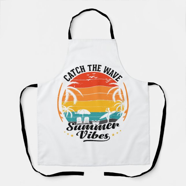 Fang die Wave Summer Vibes Schürze (Vorderseite)