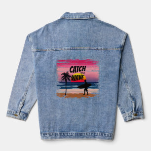 Fang die Welle Jeansjacke