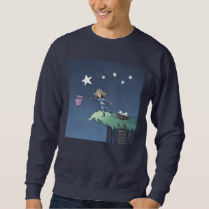 Fang einen Stern, der abstürzt - sammeln von Wünsc Sweatshirt