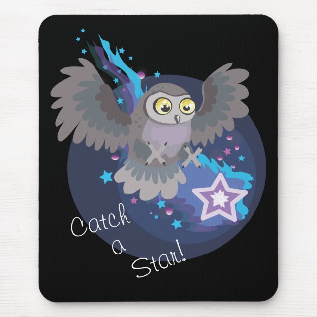 Fang einen Stern! Mousepad (Vorne)